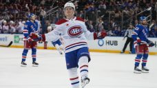 Caufield becomes seventh player in Canadiens history to record 50 goals