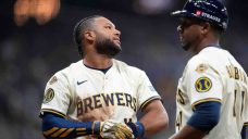 Jackson Chourio, recovering from broken hand, not ready to take swings for Brewers