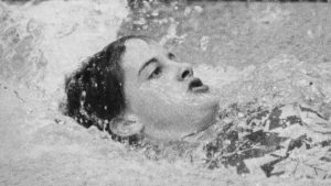Nancy Garapick of Halifax is shown during the women's 200-metre backstroke swimming event at the 1976 Olympic Games in Montreal, July 25, 1976. (Doug Ball/CP)